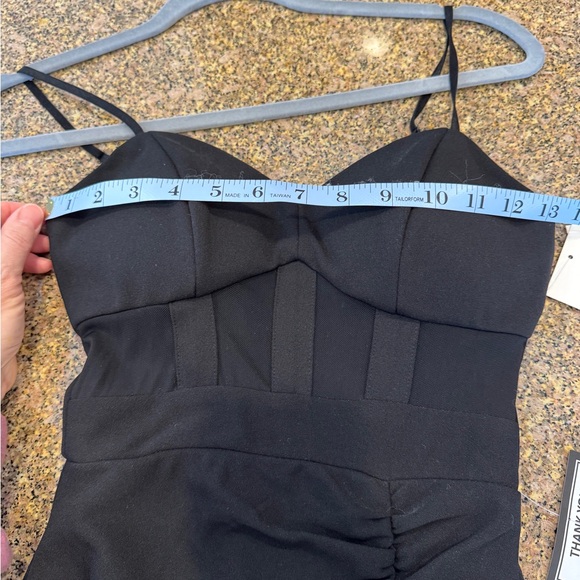 Emerald Sundae Black Spaghetti Strap Dress - Picture 8 of 14